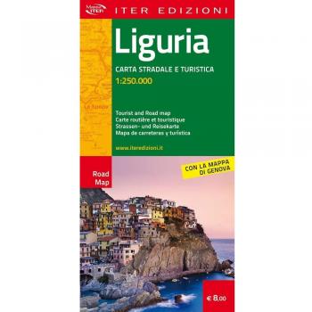 Liguria. Carta stradale e turistica 1.250.000