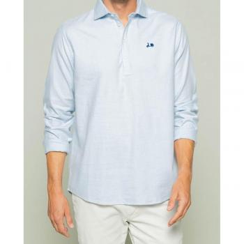 Camisa Polera Gallo Celeste Scott 1985