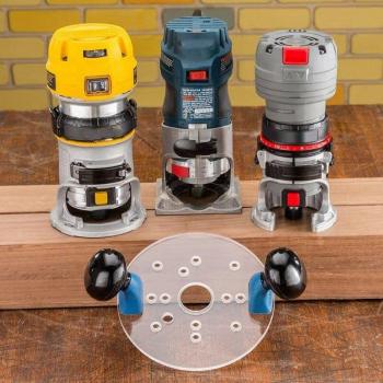 Woodworking Compact Router Sub-Base