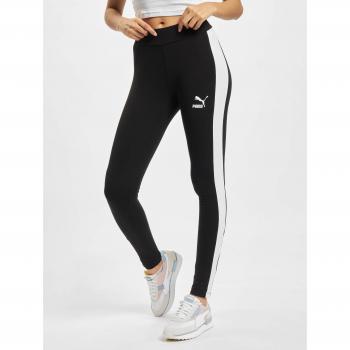 Malla larga Puma T7 Iconic negra y blanca para mujer