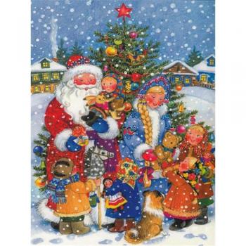 Pittura a Diamanti “Focaccia di Neve” 5D Full Round (20x30 cm)