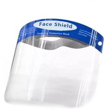 Protection Faciale Transparente Antivaho (Pack de 5-30 unités, Bleu)