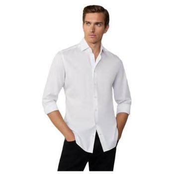 Camisa de hombre Hackett London Magic Shirt blanca XL