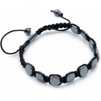 Stylish Magnetic Hematite Shamballa Bracelet