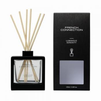Serenity Glow Reed Diffuser with Black Wooden Frame – 100 ml French Connection