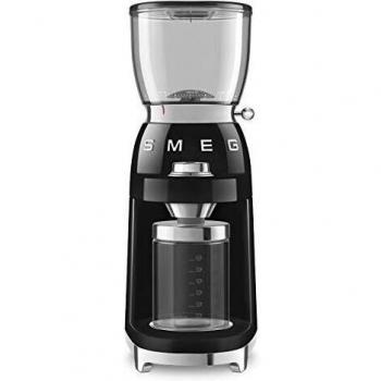 Smeg CGF01BLUK 3 Grinding Grade Coffee Grinder, Black