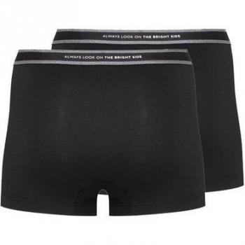 Mey Herren Boxer 2er Set RE:THINK – Kurzträger, 2 Stück, XL, schwarz