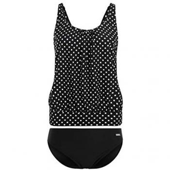 Tankini Lascana Nero-Bianco Contrastante
