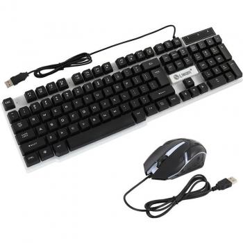 Willkey RGB Backlit Keyboard and Mouse Set for Gaming
