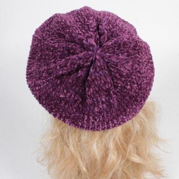 Warm Chenille Beret for Ladies