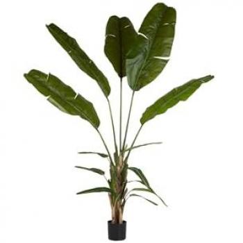 Planta artificial palma del viajero con maceta 90x90x250 cm