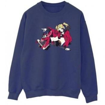 Harley Quinn Roller Skates Graphic Sweatshirt