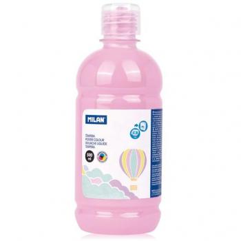 Botella de Témpera 500 ml con Tapon Dosificador Rosa Pastel
