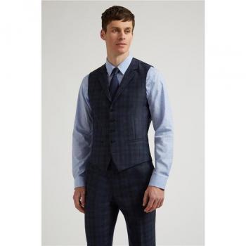 Ted Baker Tonal Check Waistcoat