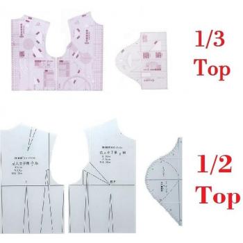 Doll Clothing Drafting Ruler 1:3 Scale