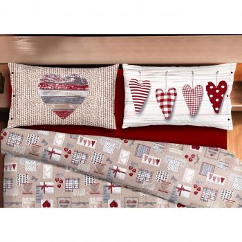 Copri Cuscini per Letto con Disegno