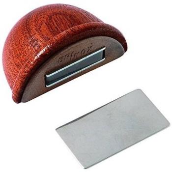 BRINOX Tope retenedor de Madera con imán, Sapeli, 4.8x3.6x2.5 cm