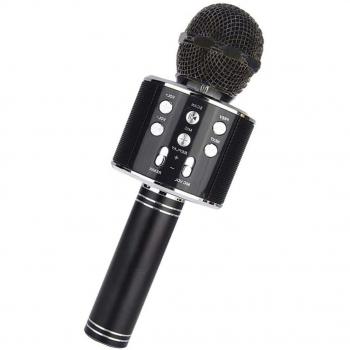 Portable Bluetooth Karaoke Microphone with Recording Feature and Dance Lights