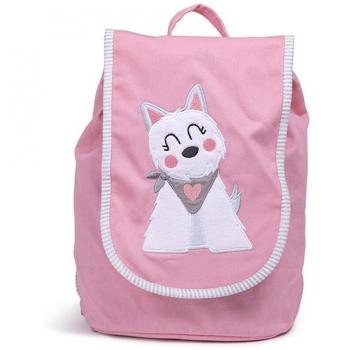 Mochila de perrito blanca Eurekakids