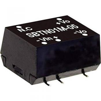 Module de conversion 1 W (Mean Well SBTN01M‑05) – 200 mA, 1 sortie