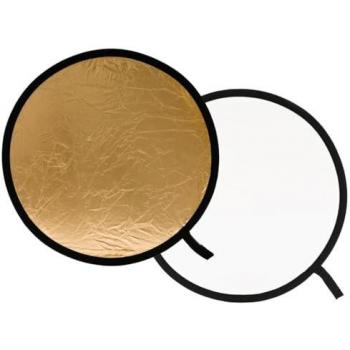 30‑inch Gold/White Reflector – Manfrotto Compact Circle