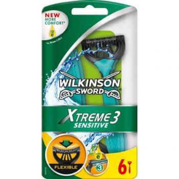 Sensitive Xtreme 3 6‑Pack Disposable Razors – Wilkinson Sword