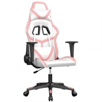 Sedia da Gaming Bianco e Rosa in Similpelle cod mxl 75880