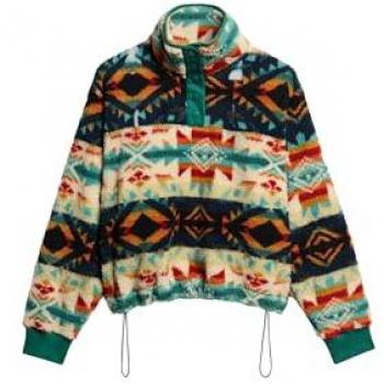 Pull Superdry Femme Ultra Doux à Col Boutonné
