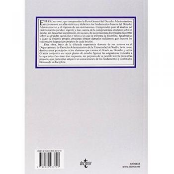LECCIONES DE DERECHO ADMINISTRATIVO. PARTE GENERAL. VOLUMEN II