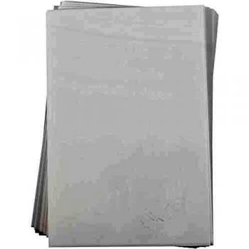 Shrink Plastic Sheets, 20x30 cm, White Matte, 100 Sheets