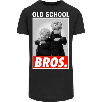 Muppets Old School Bros. F4NT4STIC T-Shirt – Herren, Schwarz, 5XL, Rundhals, Kurzarm, 100 % Baumwolle, Premium Material