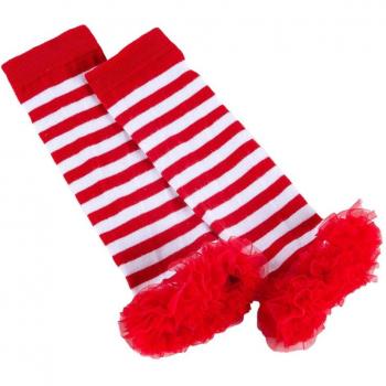 Jambières Bébé Fille en Tricot avec Volants