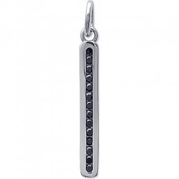 Elegant Black Goddess Pendant