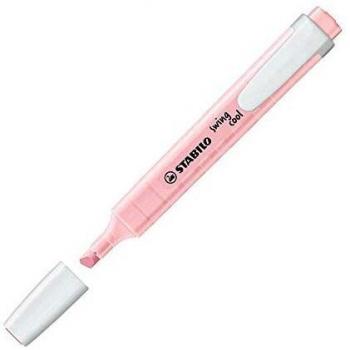 0 x Stabilo Textmarker swing cool Pastel Edition rosiges Rouge