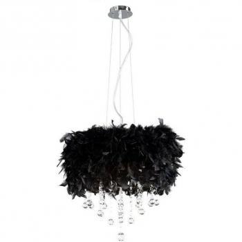 Ibis Dark Feather 3-Unit Ceiling Light