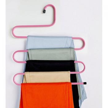 Space-Saving Trouser and Tie Holder