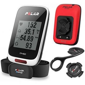 Ciclocomputador Polar M450 HR Roja de Lujo con GPS y H7