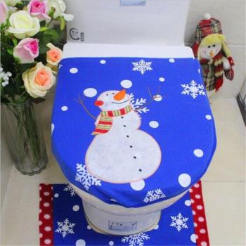 Winterliche WC Sitz Dekoration