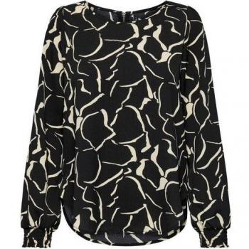 Camicia da Donna Elite Beige Chiaro e Nero – Solo Fashion