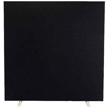 Jemini Black Floor Screen