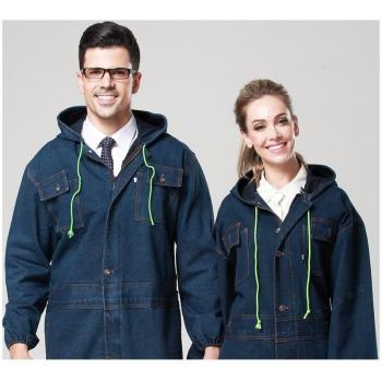 Tenue de travail en coton épais pour hommes et femmes