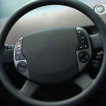 Housse de volant en cuir microfibre pour Prius 20(XW20) 2004-2007
