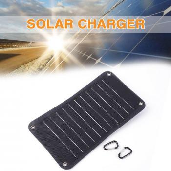 Portable 10W ETFE SunPower Solar Charger with 5V 2.1A USB Output
