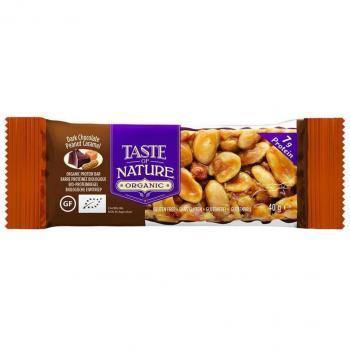 Taste Of Nature Barretta Alle Arachidi E Caramello Con Cioccolato Fondente Bio 40 g