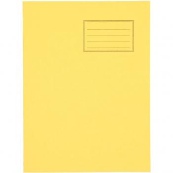 Pack of 50 A4 Yellow Ruled Exercise Books (8 mm)