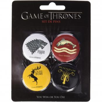 SET B PINS JUEGO DE TRONOS