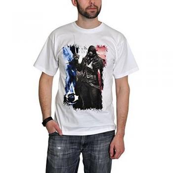 Chemise homme AC5 Assassin’s Creed – Flag blanc L