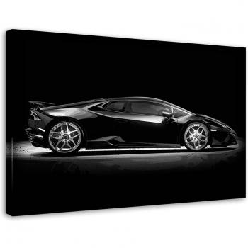 Cuadro Artístico Lamborghini Huracan EVO 60x40 en Colores Monocromáticos