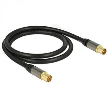 DELOCK 88922 1 Meter IEC Plug and Socket Cable