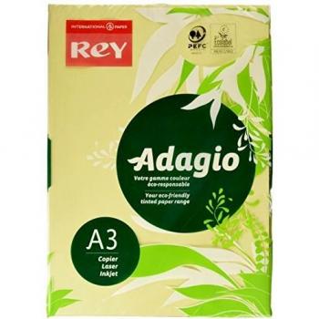 Risma di carta colorata A3 160 g giallo canarino
